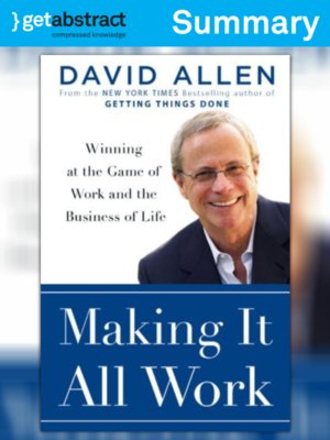 cover image of Making It All Work (Summary)